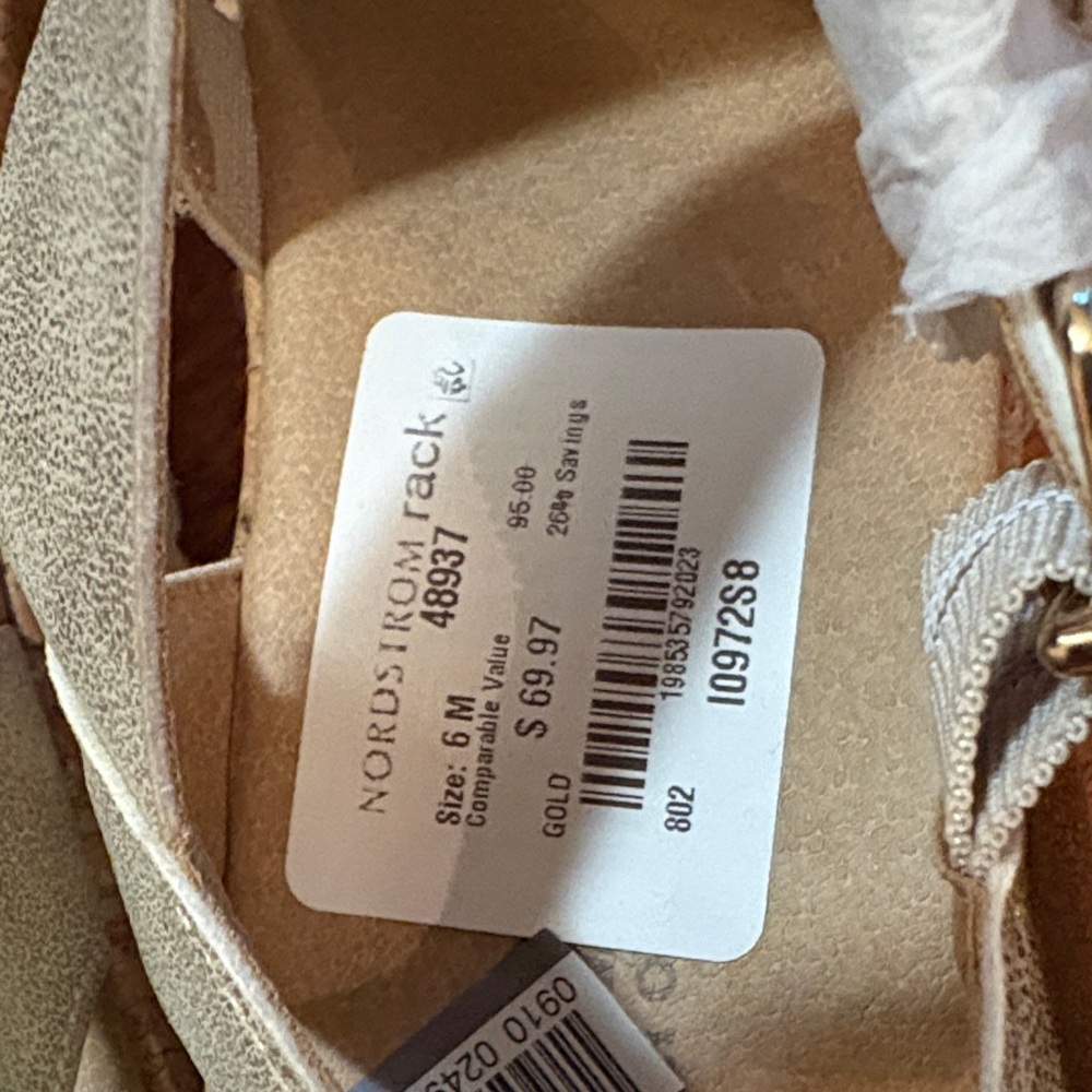 Nordstrom Elegant Tan Sandals - Picture 3 of 4